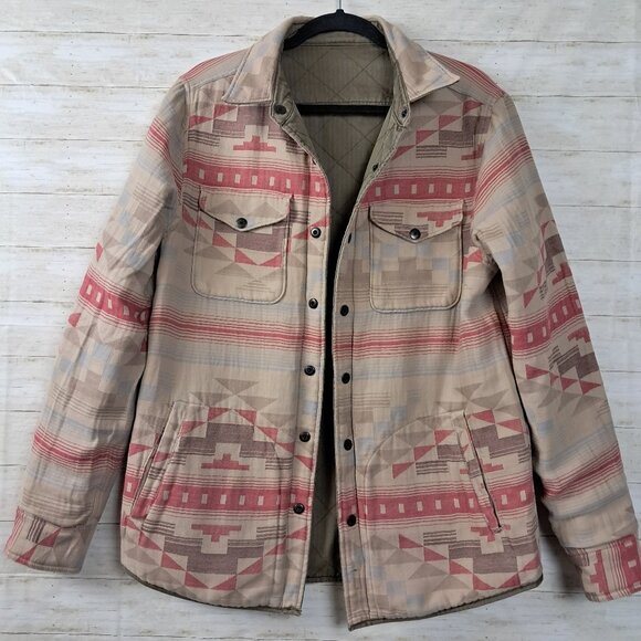 Faherty Bondi Reversible Jacket Southwestern M
